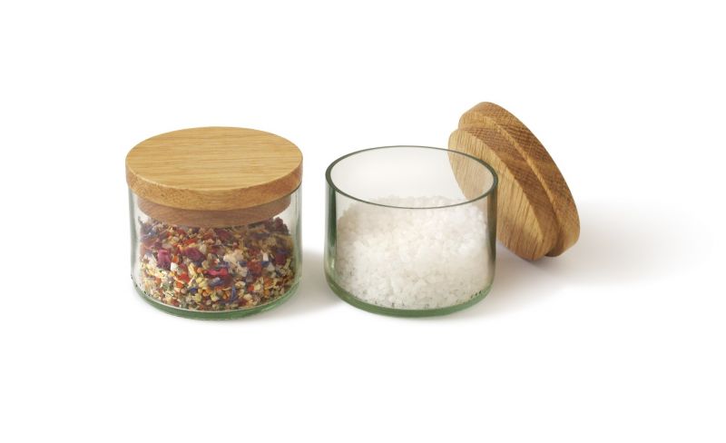 Salt & herb tins set of 2 Side by Side SINGLE PIECES